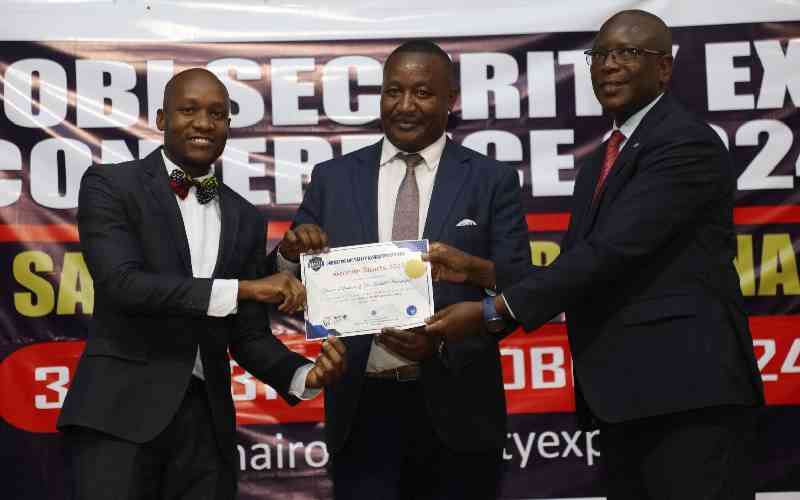 Standard Group Editor feted in security and media awards