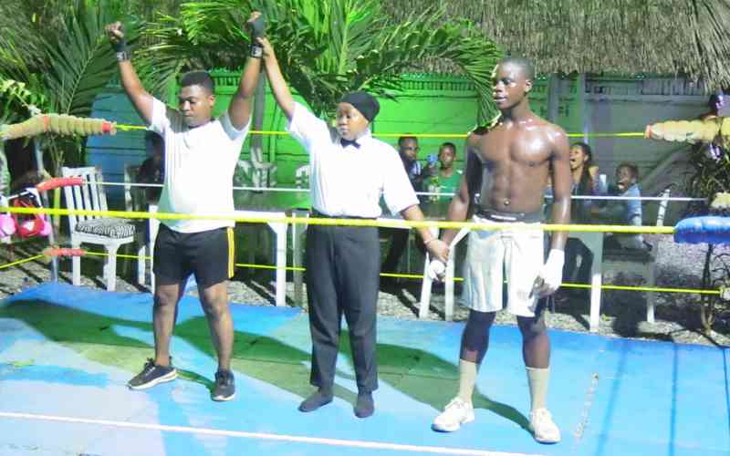 Gloves on, drugs off: Boxing wins over Malindi youth