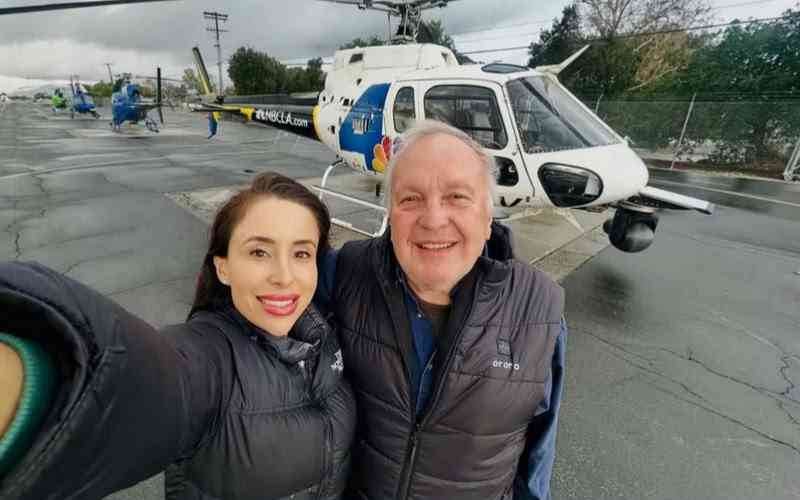 PHOTOS: News helicopter crashes while covering fatal bus collision, three killed