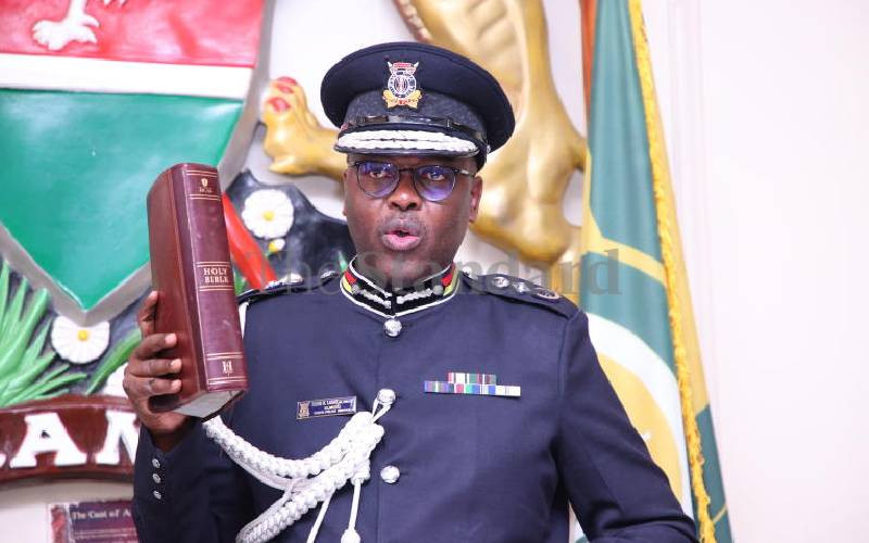 New police boss makes imprompt...