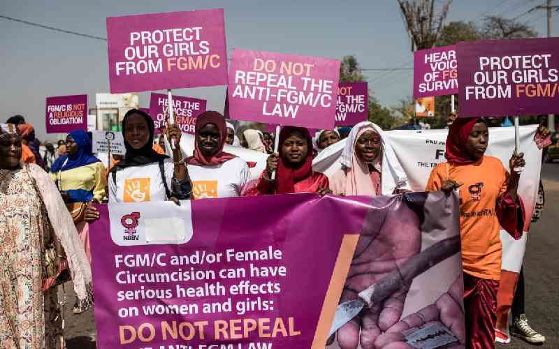 Gambia MPs uphold ban on femal...