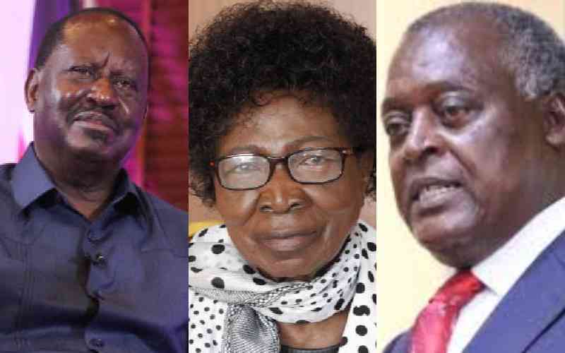 The big names that country lost in 2025 leaving a dent in the recording of Kenya's political history