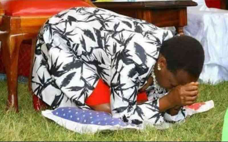Lying First Lady? Championing prayers as Kenya battles drought and floods