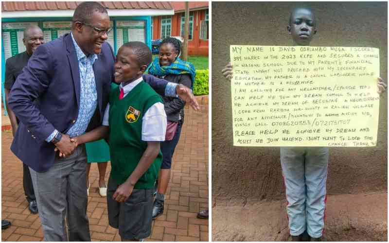 Owalo offers scholarship to needy student