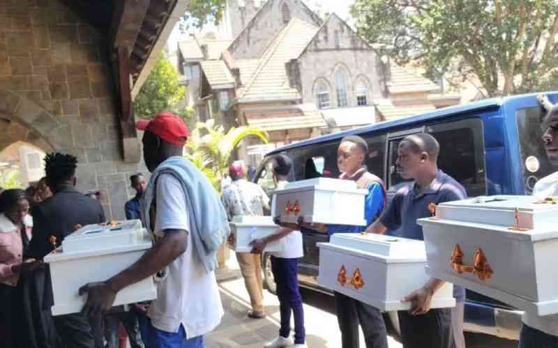 Nairobi bids farewell to Kanini's quintuplets