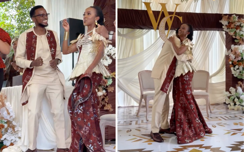 VIDEO: Foi Wambui celebrates colourful ruracio with fiance Davis Githinji