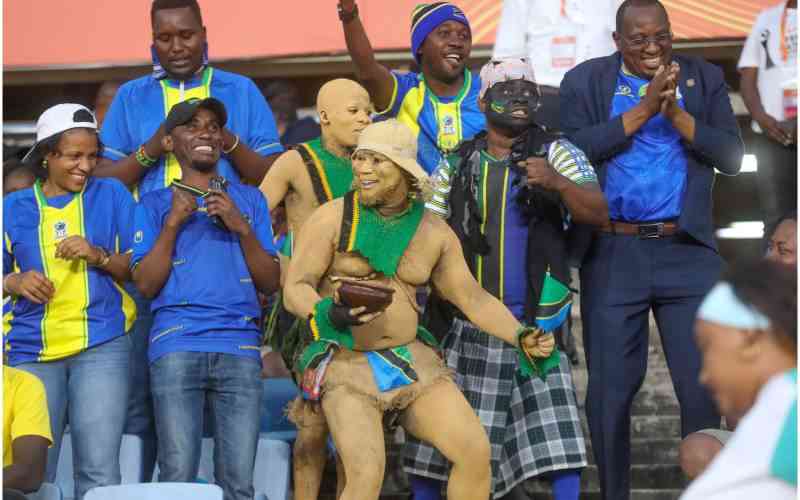 Tanzanian fans light up Stadium into a festival of football and creativity
