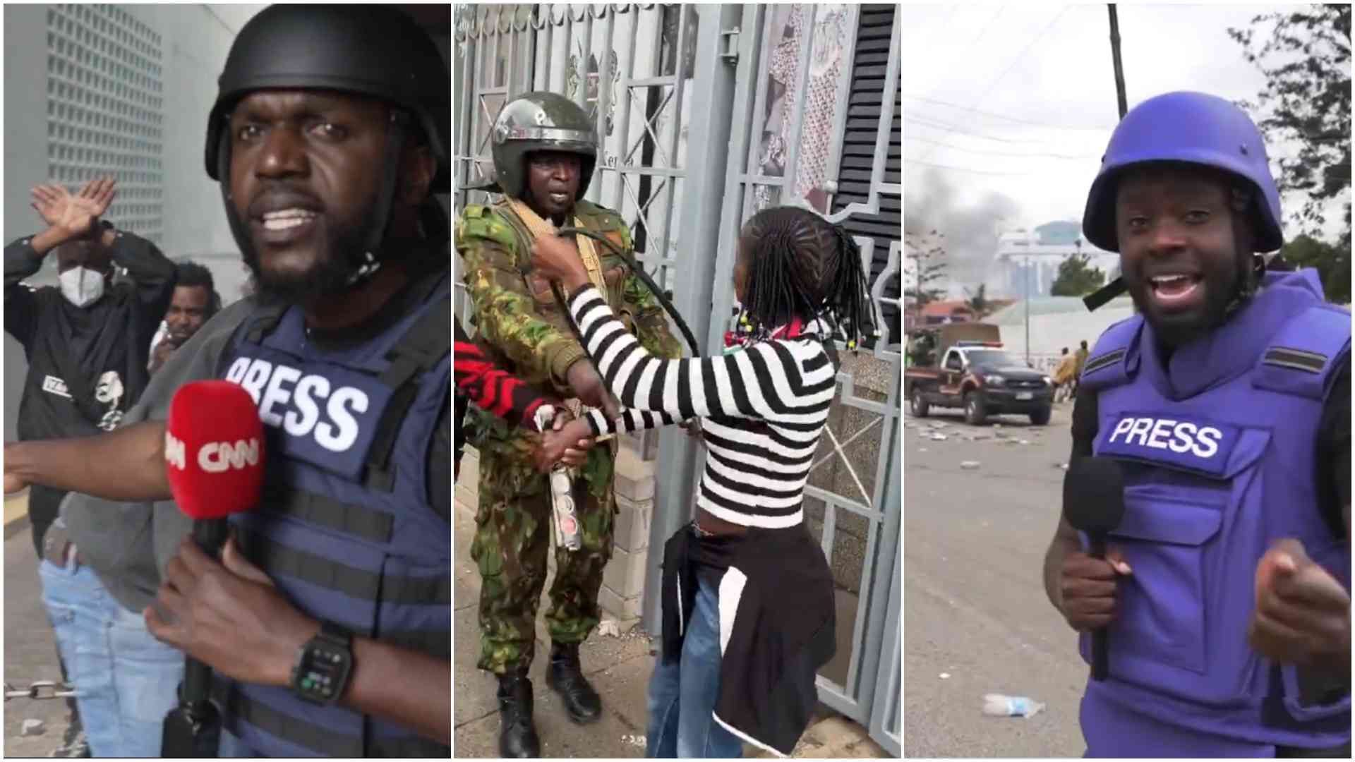 CNN journalist Larry Madowo, BBC's Ian Wafula defend Gen Z protestors against brutal police officers