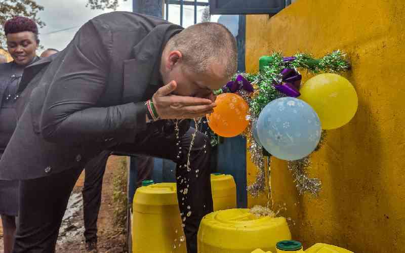 Mozzart Kenya launches borehole at Thika's St Patrick's Special School