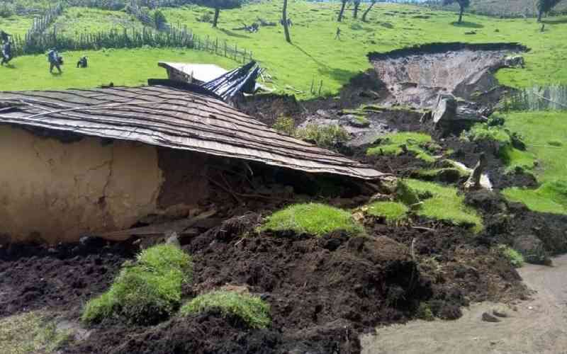 Residents spend night in the cold as storm destroys houses