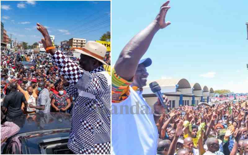 Campaign agenda moves from problems Kenyans face to crowd sizes at rallies
