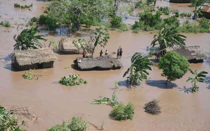 Hotels submerged as River Sabaki burst its banks