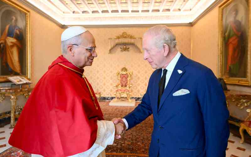 Pope, King Charles pray together in historic first