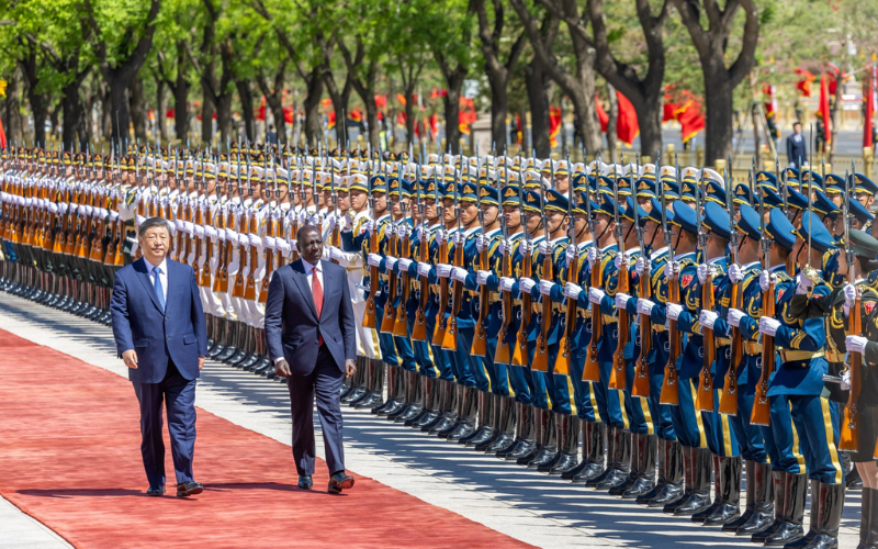 7 photos of William Ruto's grand reception in historic 5-day visit to China