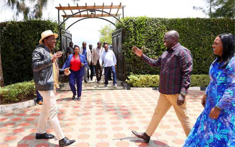 Gachagua hosts Kalonzo at Wamunyoro for 2027 political talks