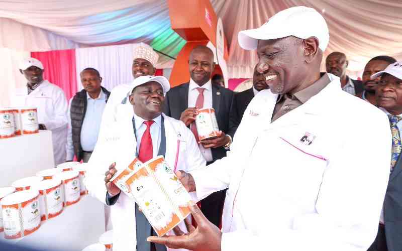 Government to install milk coolers in all wards, Ruto says