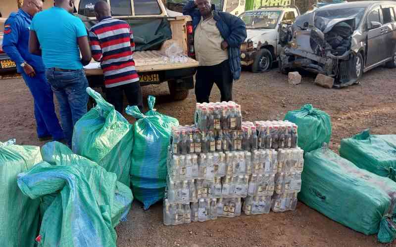 NACADA seizes smuggled Ugandan liquor in festive season crackdown