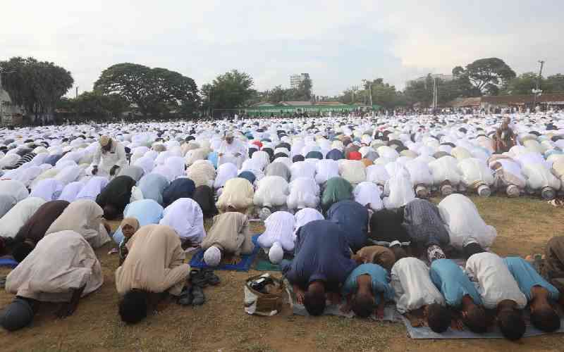 Photos: Eid Ul-Fitr prayers across Kenya
