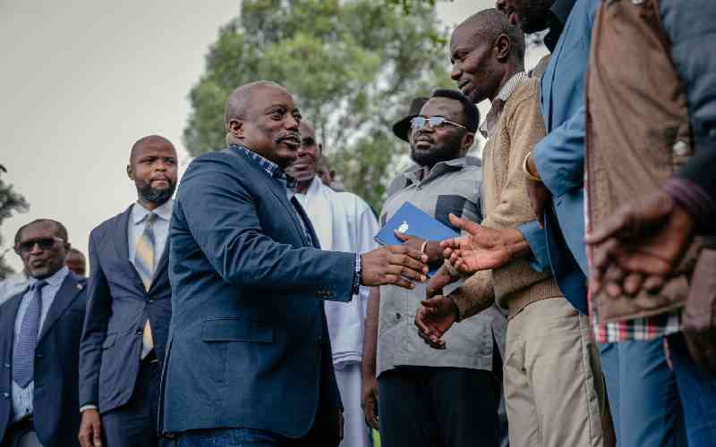 DR Congo ex-president Kabila rallies opposition in Kenya