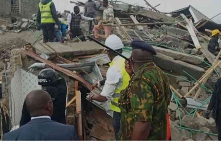 Three dead as five-storey building collapses in Kirigiti, Kiambu county