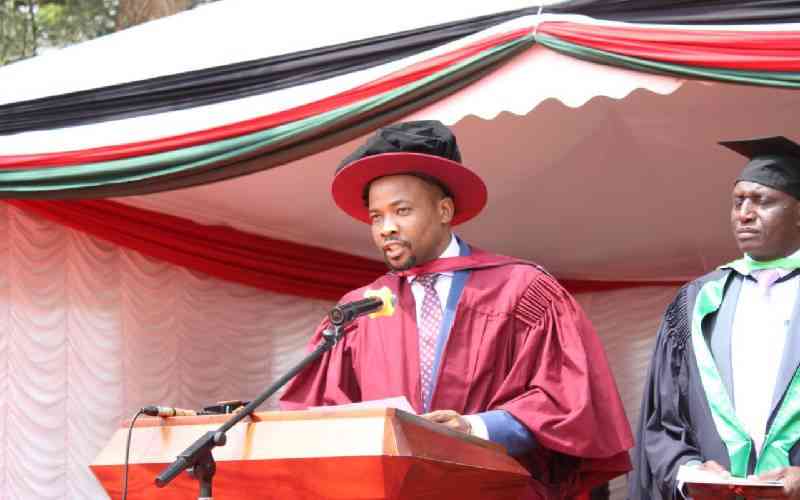 PS Korir presides over Kenya Institute of Surveying and Mapping graduation