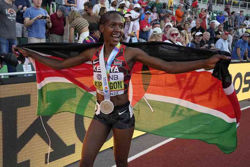 Double Olympic champion Kipyegon nominated for World Athlete of the Year Award