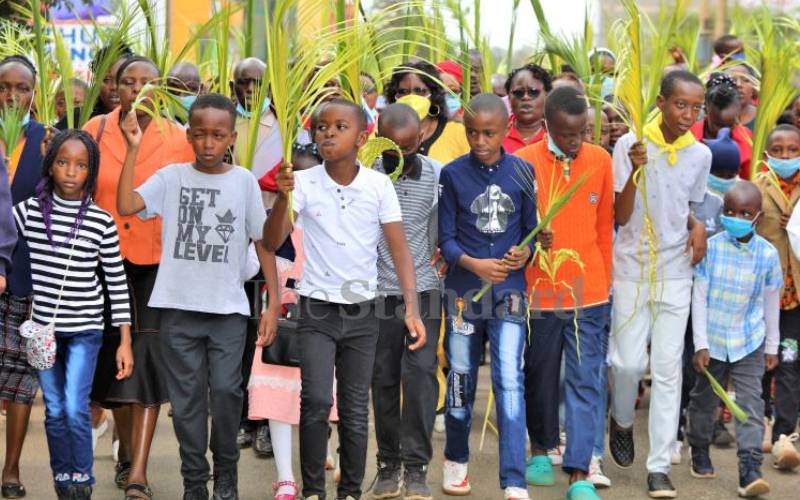 Church calls for peaceful elections as faithful mark Palm Sunday