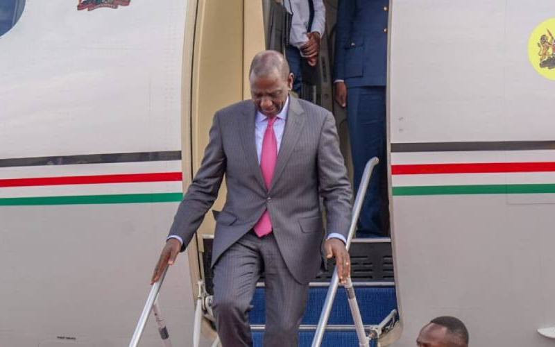 Ruto leaves the country for  Japan TICAD Summit