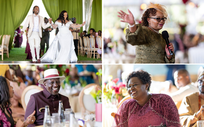 PHOTOS: Ruto leads high-profile guests at Anne Waiguru's son's lavish wedding