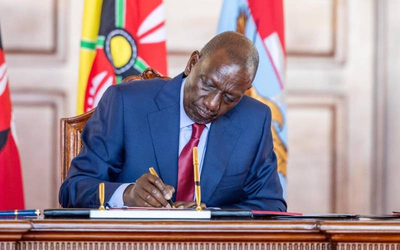 Ruto assents to Revenue Sharing Bill 2026