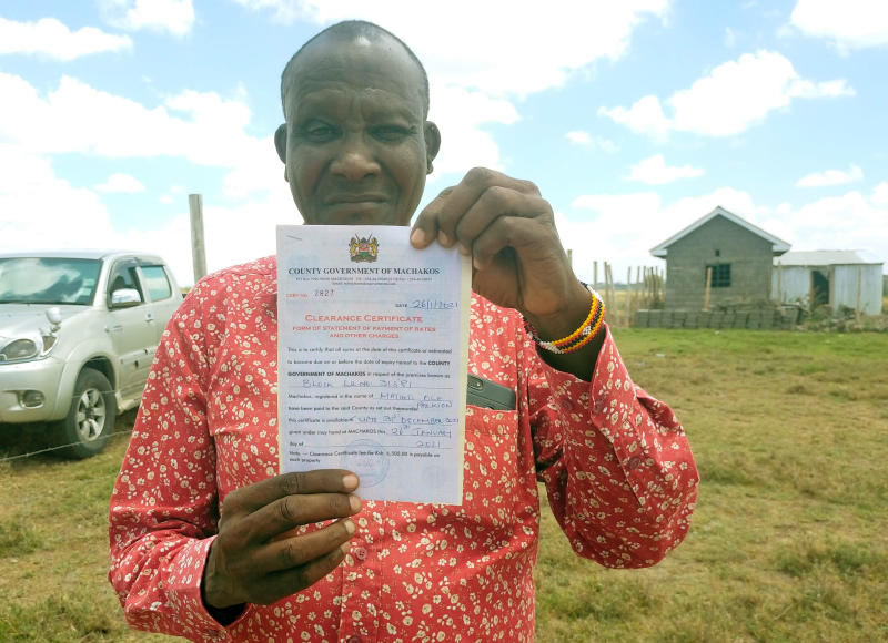 Owners seek end to row over parcels of land at Kajiado-Machakos border