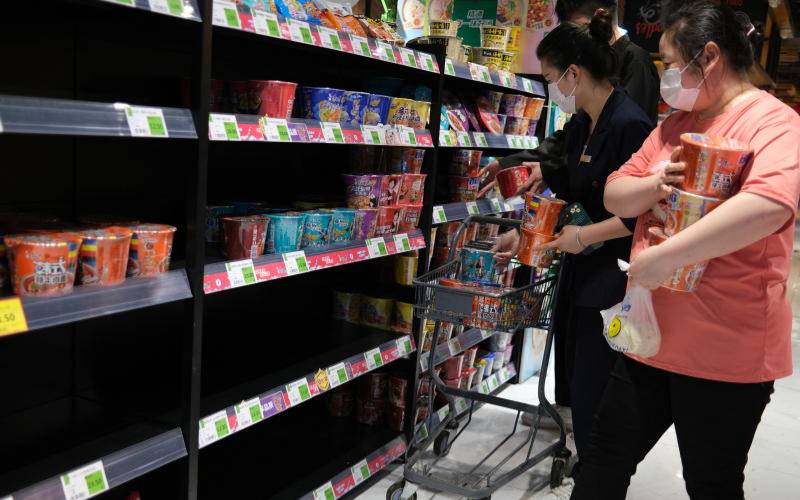 Panic buying in Beijing over Covid-19 testing