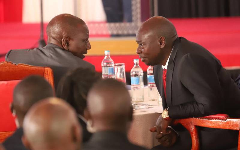 Ruto and I are joined at the hip, says Gachagua