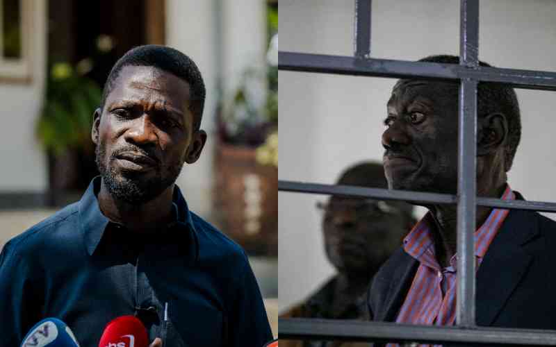 Bobi Wine in hiding as Kizza Besigye risks death in jail