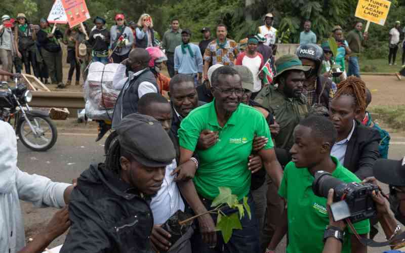 Maraga arrested as park protest erupts in chaos