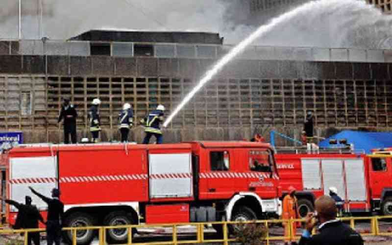 Sakaja grilled over expertise of staff in firefighting team