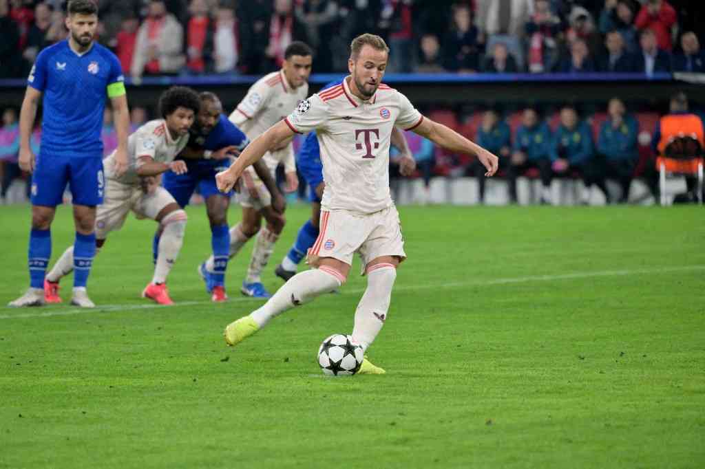 Kane scores four as Bayern Munich put nine past Zagreb in the Champions League