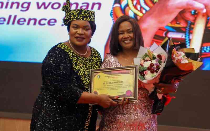 TSC boss Mitei honoured at regions' Superwoman awards