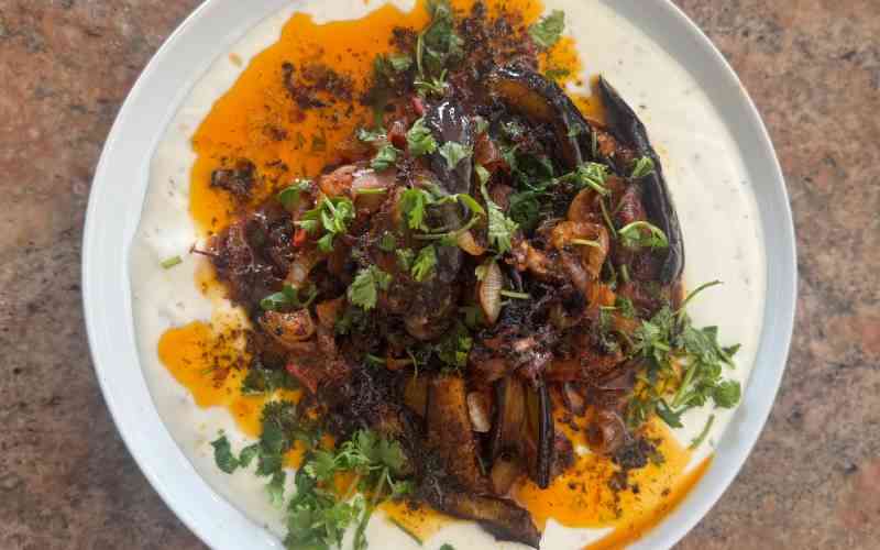 Easy recipe: Eggplant and yoghurt salad