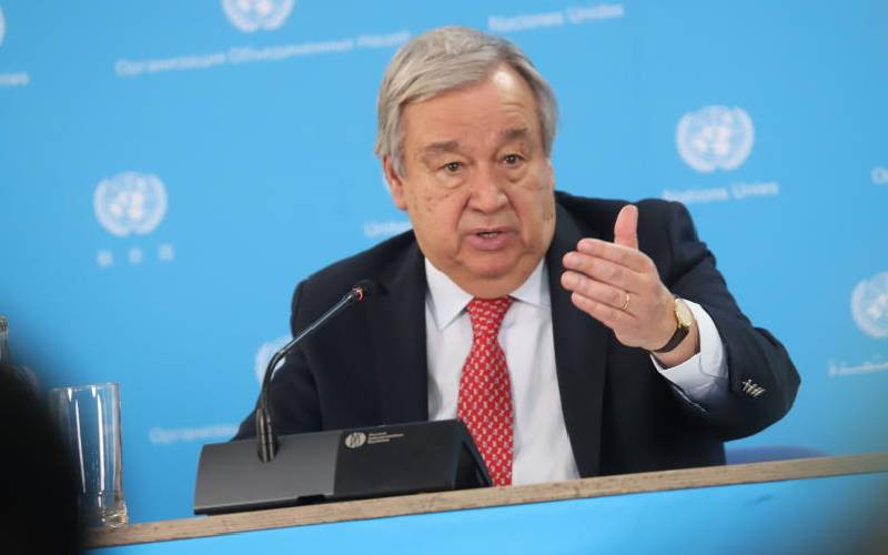 UN chief Guterres calls for action together to tackle intertwined global challenges