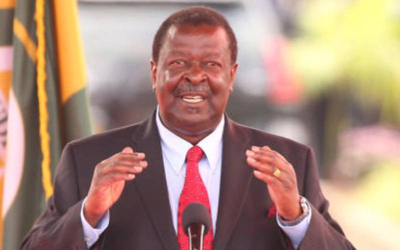 Mudavadi calls for stronger peace efforts in Great Lakes Region