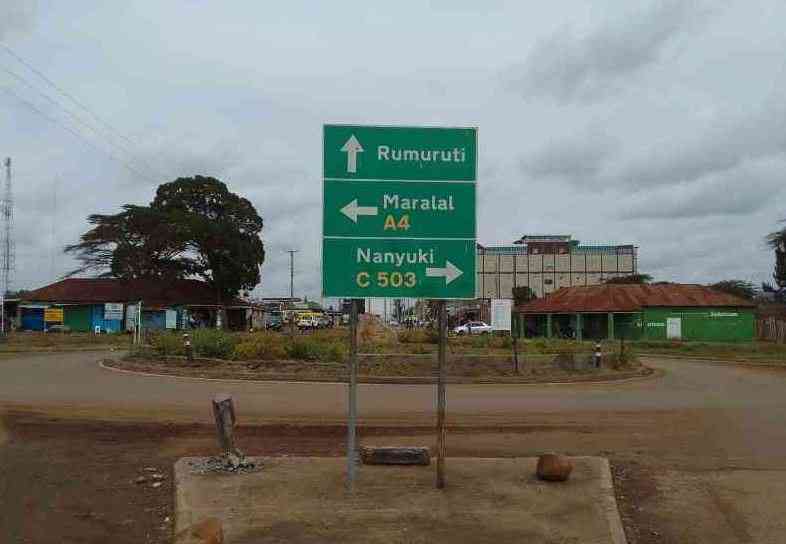 Hooray, the Nanyuki-Rumuruti road is getting paved, we'll monitor closely