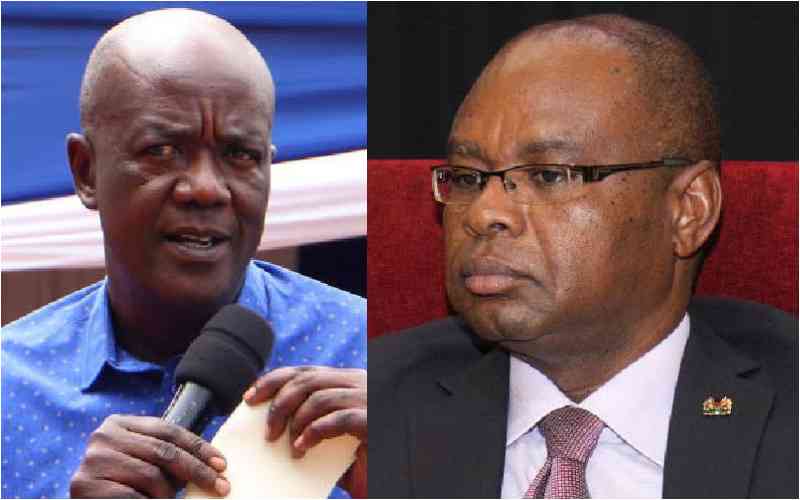 Mung'aro throws Kingi under the bus over Sh1b Kilifi audit queries