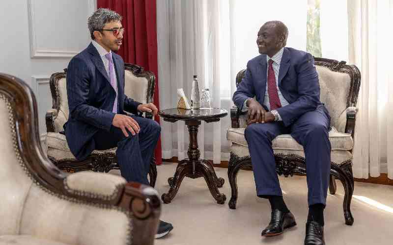 Kenya, UAE sign MoU on military cooperation, economic development