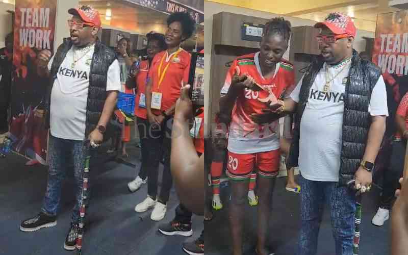 Sonko joins Harambee Starlets in celebrations after Cameroon win, donates cash