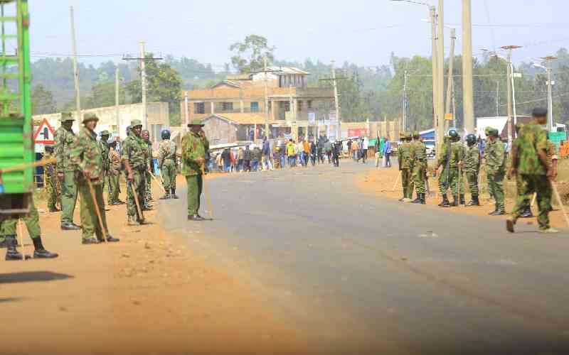 Two people killed including a police officer in Homa Bay chaos