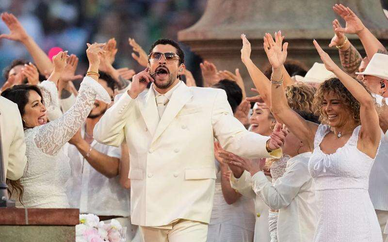 Bad Bunny celebrates Latino culture with impressive show at Super Bowl halftime