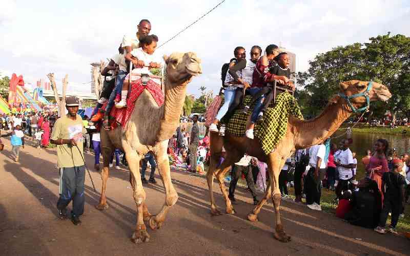 Nairobians flock to recreational parks, entertainment joints for Christmas