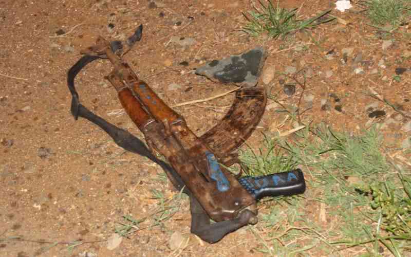 Police shoot dead two armed suspects, recover guns in Lugari