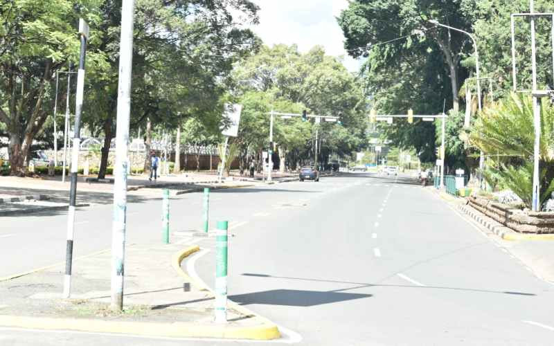 Photos: Nairobi CBD deserted ahead of Azimio mass protests